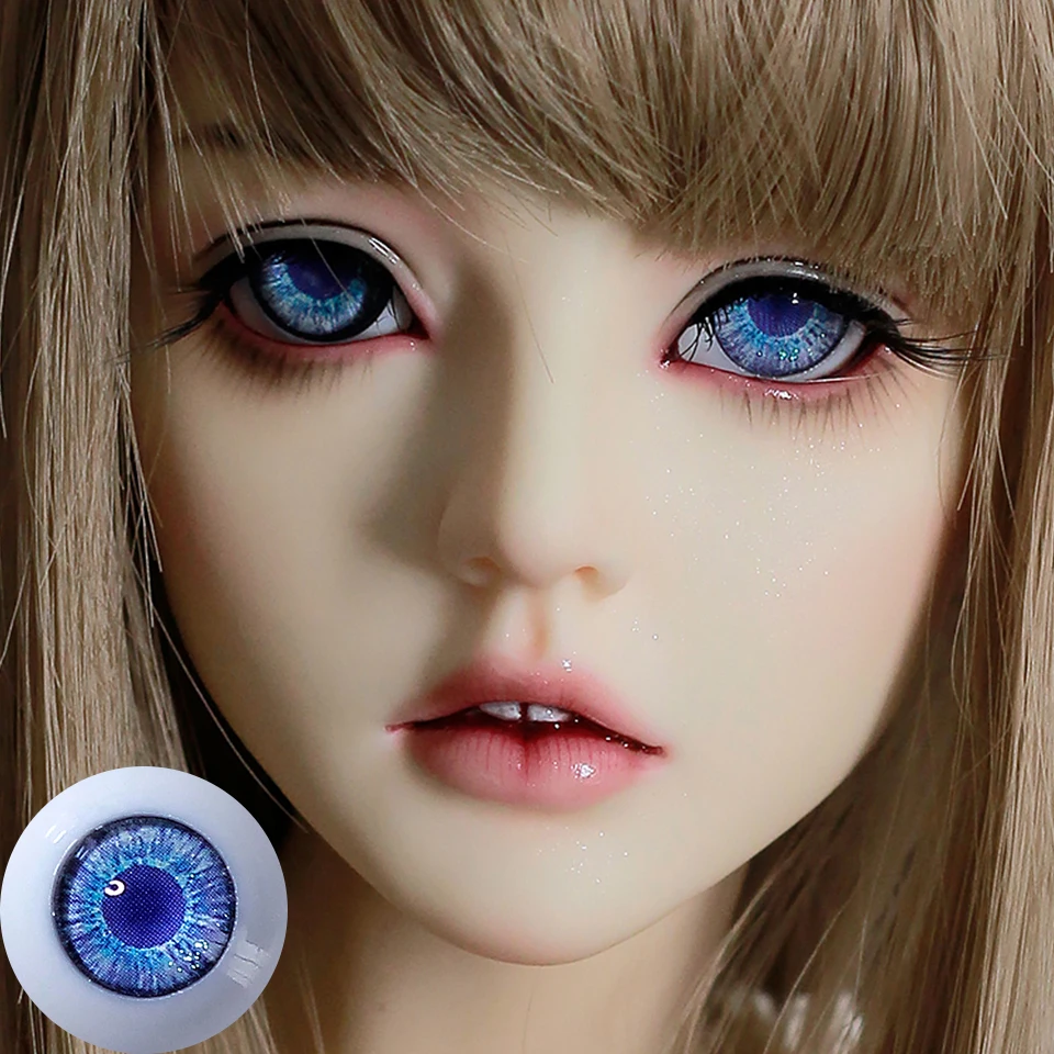 BJD Кукла Акрилни Очите Момичета Рокля на Игри Аксесоари 10MM12MM14MM16MM18MM Аксесоари За Очната Ябълка 0
