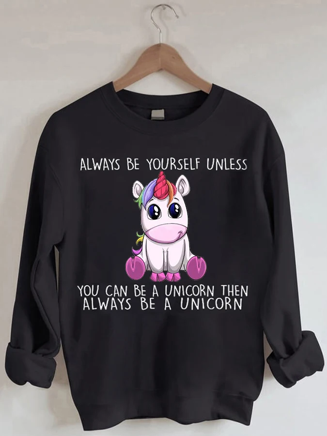 Always Unicorn - Ежедневни hoody с кръгло деколте 2