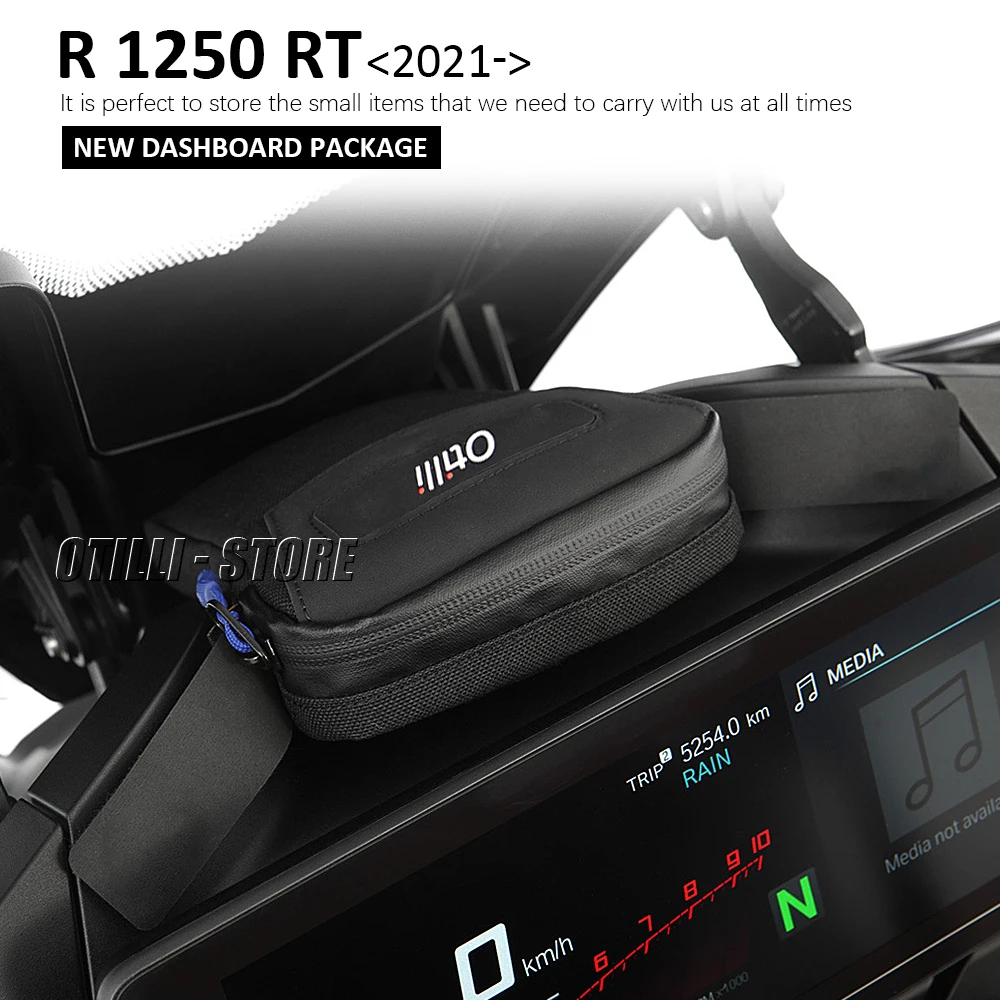 За BMW R1250RT R 1250 RT R1250 RT 2021 2022 2023 НОВА чанта за таксиметров Чанта За съхранение на Мотоциклетни Чанти За арматурното табло чанта за главата Чанта за съхранение 5