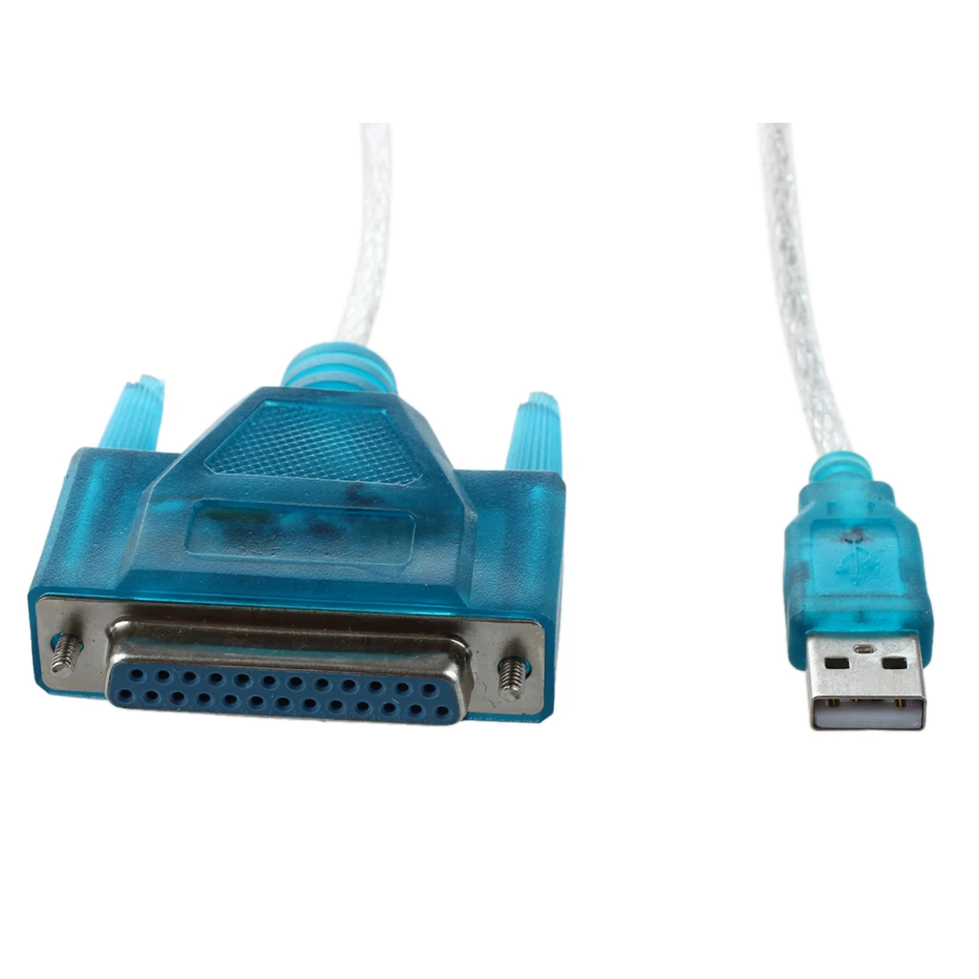 USB за Принтер DB25 25-Пинов Кабел Адаптер с Паралелен порт 1