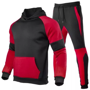 зимна оборудвана мъжки спортен тренировъчен костюм за бягане, комплект дрехи 2021, спортни панталони от две части, комплект мъжки блузи за бягане, индивидуално