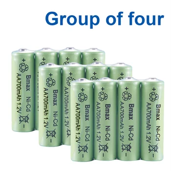 4ШТ 500 пъти Никел-Хромовое Тестото AA1.2v 700 mah Акумулаторна батерия Светлинен Кабел Дистанционно Управление Играчка Кола Електронен Продукт на Батерията