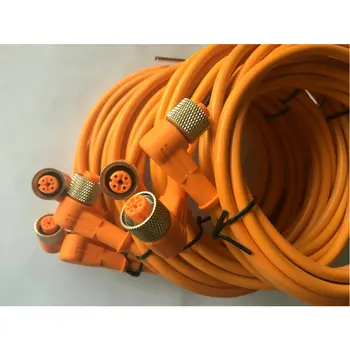 Продажба на едро DOL-1204-G02M DOL-1204-W02M кабел с 4-пинов конектор M12