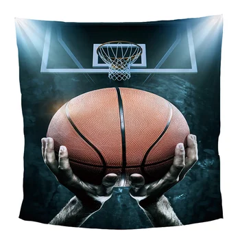 Mxdfafa Basket Ball Foot Ball Ръгби Печатни Гоблен Стенен за Спални Хол 3D Печат Лятно Одеало