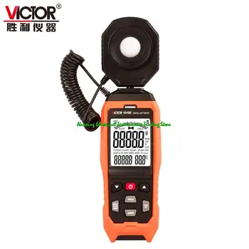 Измерване на светлина цветен екран VICTOR VC1010E Split VA 999,9/99999/19999x10LUX (апартамент)