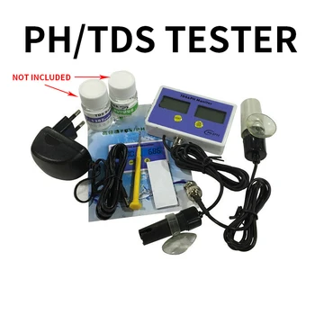 1 Бр. Дългосрочни Монитор PH тестер За Аквариум TDS Стойност/Стойността на PH Вграден Тестер LED Дигитален Дисплей Тестер за PH за Аквариум