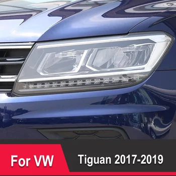 За Volkswagen Tiguan 2017-2019 Аксесоари За Автомобилни Фарове Защитно Фолио Оттенък Задна Светлина Опушен Черен Прозрачен Стикер От TPU