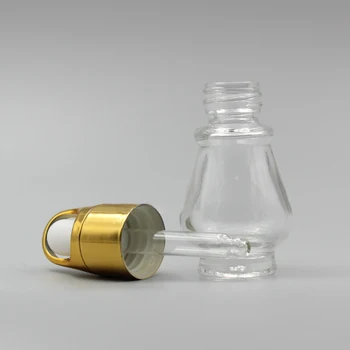 Бутилка-Краен от Прозрачно Стъкло 10 мл, Парфюм Пипета Разливает за многократна употреба Празен Контейнер За Олио