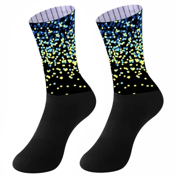 Спортни Мъжки Чорапи за Колоездене Колоездене Чорапи За Джогинг Улични Чорапи Компресия чорапи Calcetines Ciclismo