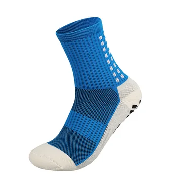 2 двойка/лот, мъжки футболни чорапи, Висококачествени Нескользящие Памучни Спортни Чорапи, Потници мъжки Чорапи Унисекс ntiderrapantes, домашни чорапи MQ825