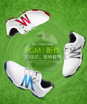 Обувки за голф PGM Мъжки Маратонки Лятна Водоустойчив Обувки Въртящи се Ремък