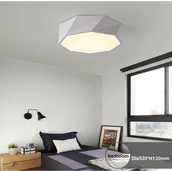 Специална геометрична геометрия монтаж на таван led осветително тяло модерен минималистичен Тавана лампа за дневна трапезария търговско осветление