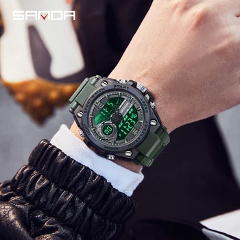 На BIANA Мъжки часовници Спортни Оригинални Invincibles Огледално Военни Мъжки Ръчен Часовник Модни Катерене Часовници за Него и За Нея