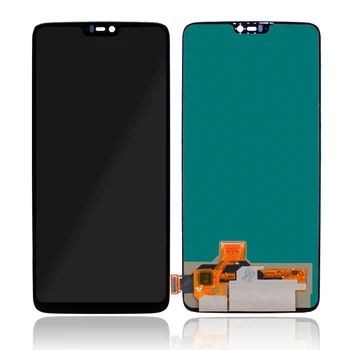 6,28 AMOLED LCD дисплей За OnePlus 6 LCD екран със сензорен цифрователем Смяна на дисплея В Събирането За 1 + 6 A6000 A6003 LCD дисплей
