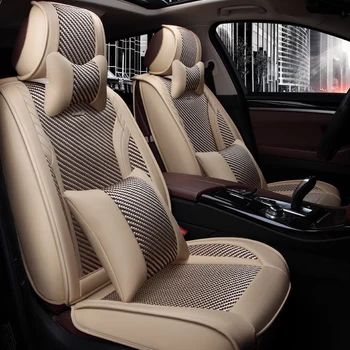 Най-добро качество! Пълен комплект калъфи за автомобилни седалки от Lexus ES 250 300h 350 2017-2012 Удобни трайни модни седалките, Безплатна доставка