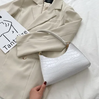 2022 Нови Дамски чанти, изкуствена кожа, чанти на рамо, Мини-малка чанта през рамо за жени, ежедневни дамски чанта-скъпа, однотонная