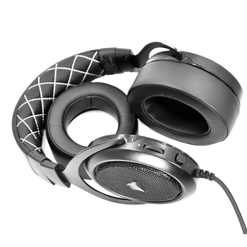 Сменное Кожена лента за глава Възглавница Амбушюры Калъф за Corsair HS50 Pro HS60 Pro HS70 Pro Bluetooth Слушалки, Аксесоари