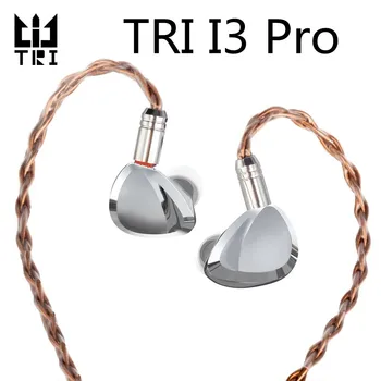 TRI I3 Pro ушите Плоски Монитори Магнитни + Композитни 8 mm DD + BA Hi-Fi слушалки Слушалки За Джогинг Музикални Слушалки Спортни Слушалки