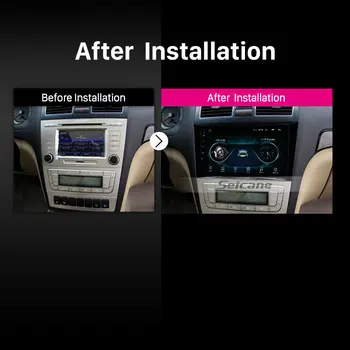Seicane Автомобилен GPS Navi Радио 9 инча Android 8,1 за Geely Emgrand EC8 2009-2011 2012 2013 с поддръжка на Bluetooth Carplay