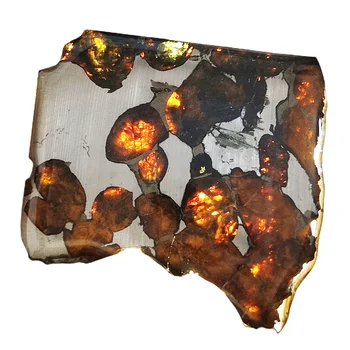 Серико Кения Маслина Метеорит Парчета Натурален Метеоритен Материал-Добри Образци на маслиново Метеорит Серико