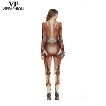 VIP МОДА За Възрастни Аниме Атака на Титаните 3D Печатни Мускулите Костюми За Cosplay Дамски Празнична Облекло Тънък Зентай Боди