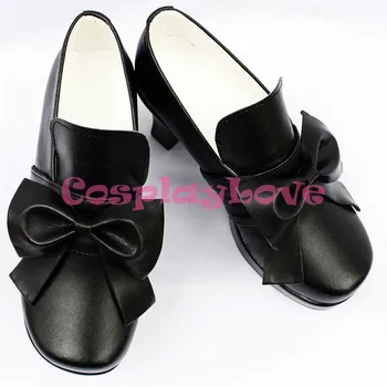 Зашити на Поръчка Задната част на Обувки За Cosplay Ciel Обувки От Black Butler Kuroshitsuji Cosplay На Коледа, Хелоуин Cosplay Любов