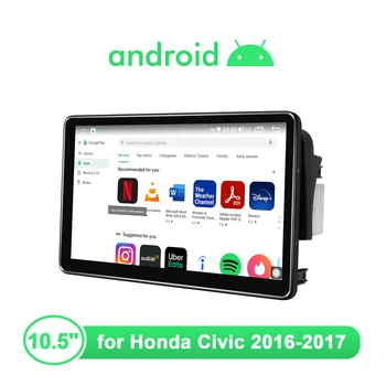 Магнитола 1din Android Главното Устройство Мултимедиен Плеър Carplay 10,5 На 