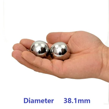5 бр./лот Диаметър 38,1 мм стоманени лагери стоманени топки точността на G16 високо качество Диаметър 38,1 мм като стомана